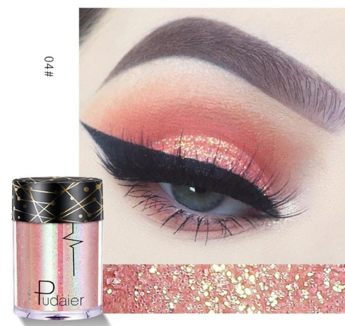 Palet Eyeshadow Matte &amp; Shimmer Profesional dengan Glitter Berkilau dan Nuansa Cerah