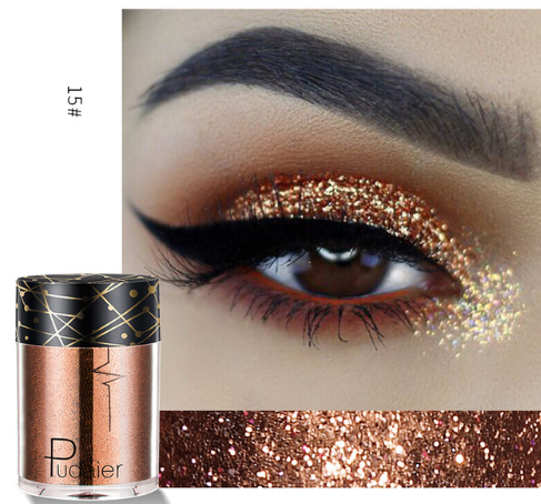 Palet Eyeshadow Matte &amp; Shimmer Profesional dengan Glitter Berkilau dan Nuansa Cerah