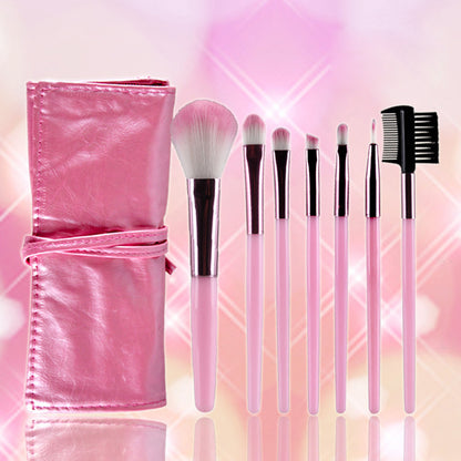 cosmetic bag and brush set