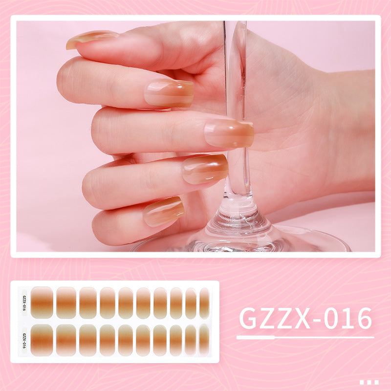 Korean Gel Nail Sticker Waterproof