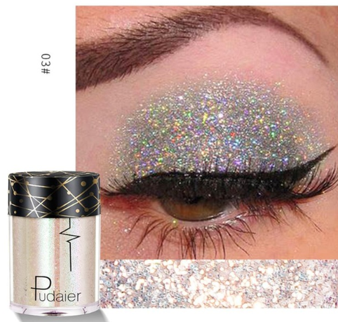 Palet Eyeshadow Matte &amp; Shimmer Profesional dengan Glitter Berkilau dan Nuansa Cerah