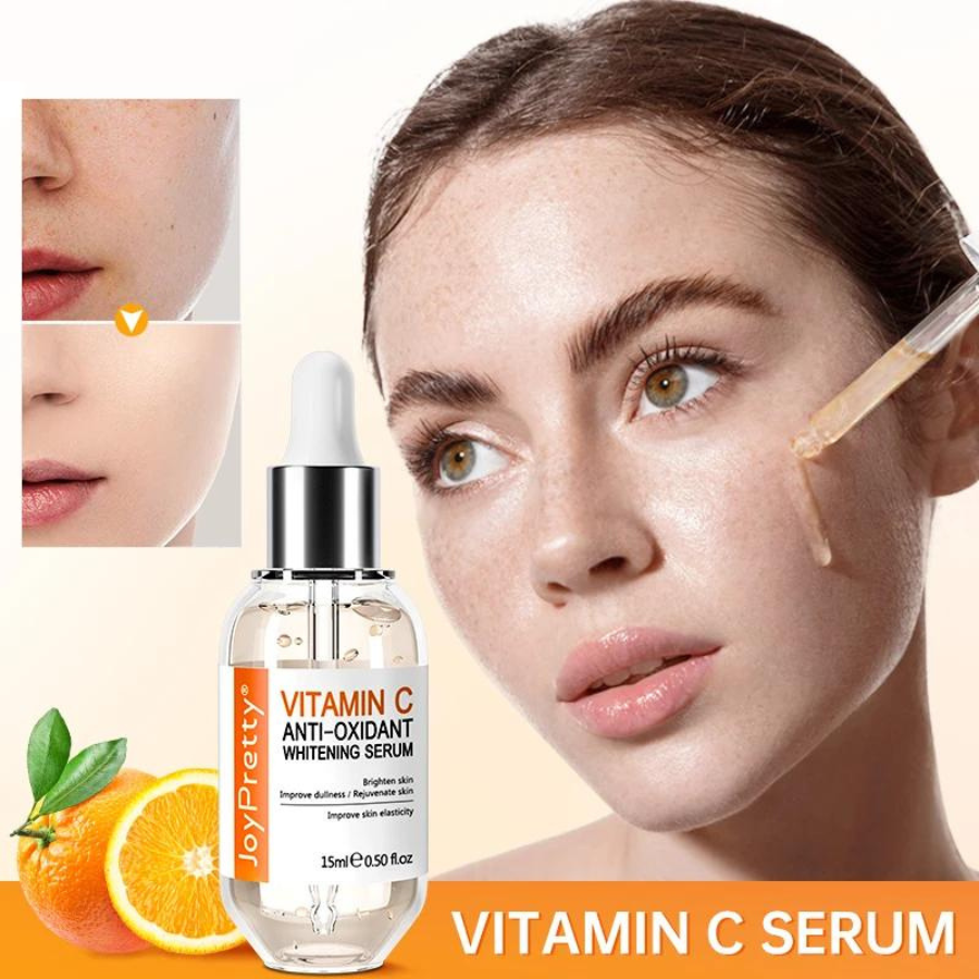 Vitamin C Serum Face Whitening Dark Spot Remover Hyaluronic Acid Korean Cosmetics