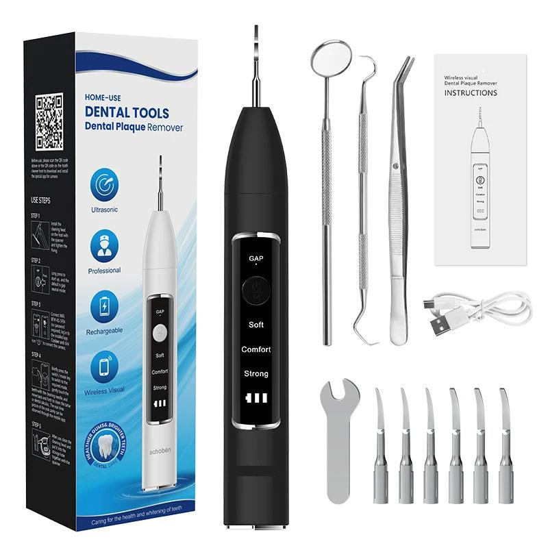 Dental Scaler Visual Precision Tartar and Stain Removal with Camera