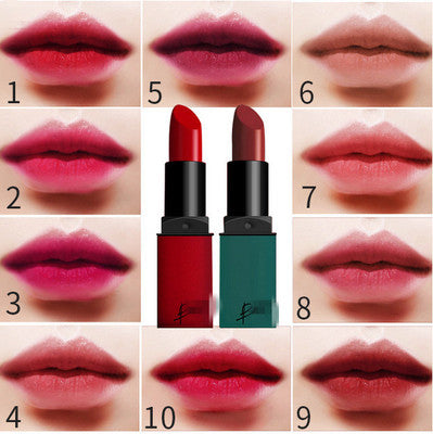 Korea BBI Velvet Matt Last Lipstick - 10 Vibrant Shades