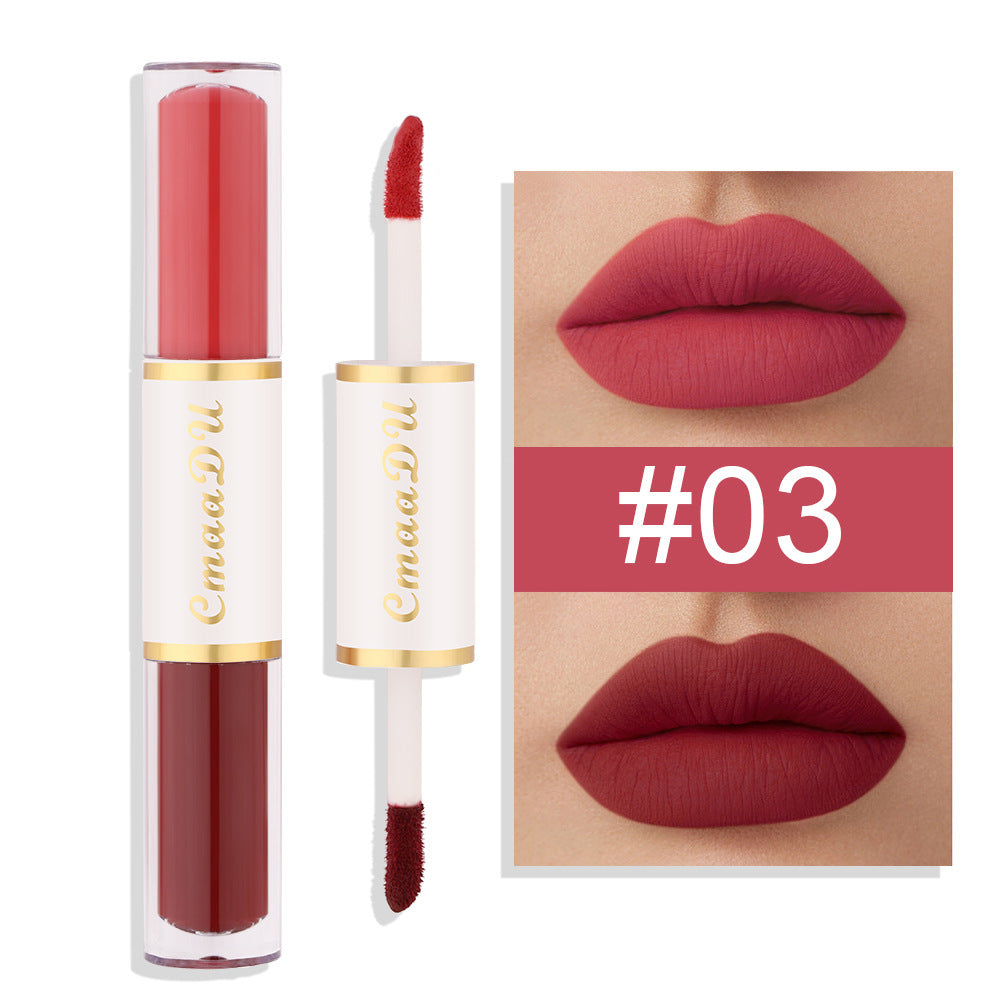 Matte Lip Gloss Double-headed  Waterproof And Durable