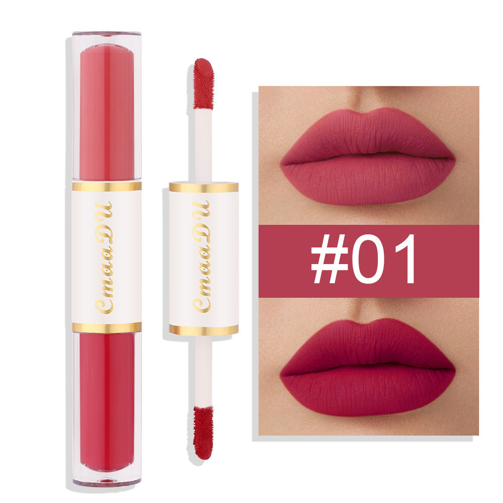 Matte Lip Gloss Double-headed  Waterproof And Durable