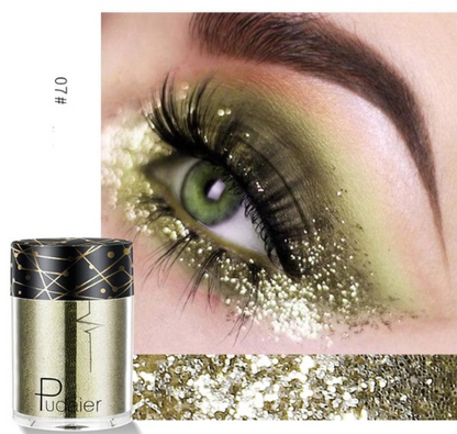 Palet Eyeshadow Matte &amp; Shimmer Profesional dengan Glitter Berkilau dan Nuansa Cerah