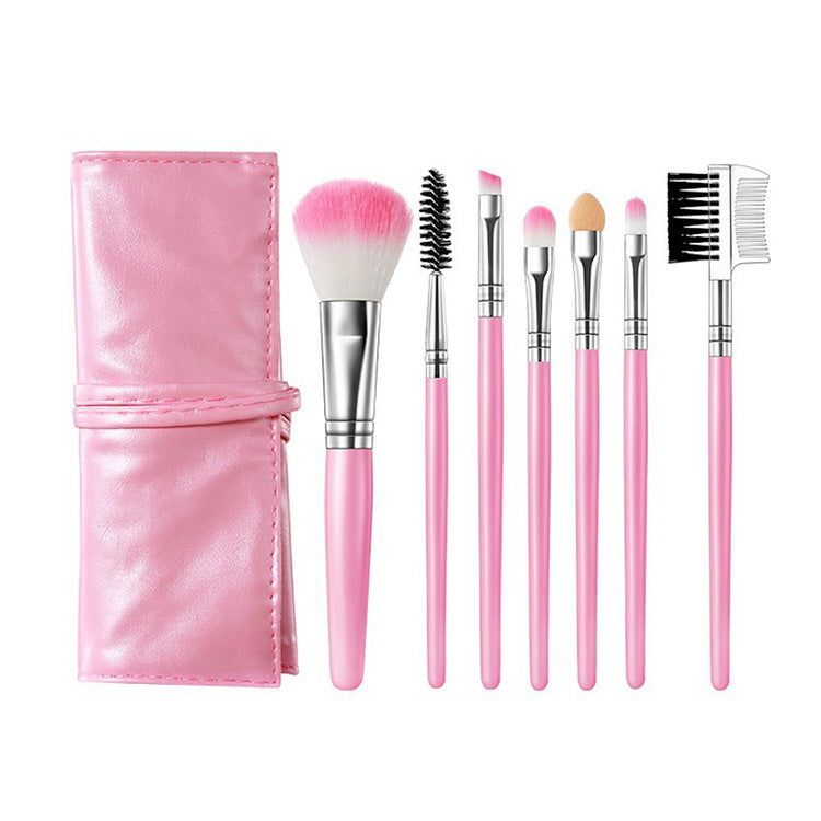 cosmetic bag and brush set