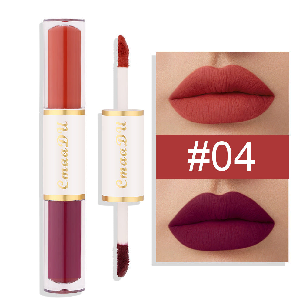 Matte Lip Gloss Double-headed  Waterproof And Durable