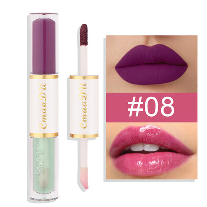 Matte Lip Gloss Double-headed  Waterproof And Durable