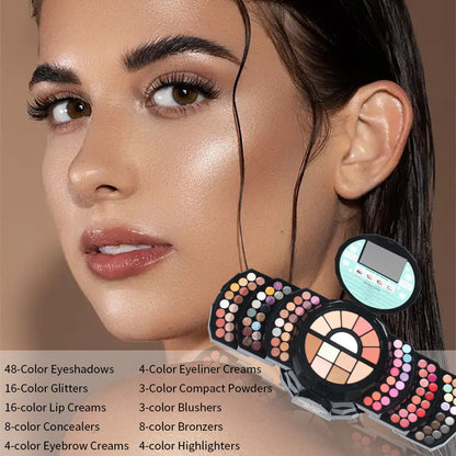 Kotak Kosmetik Perbaikan Eyeshadow Berkilau 108 Warna