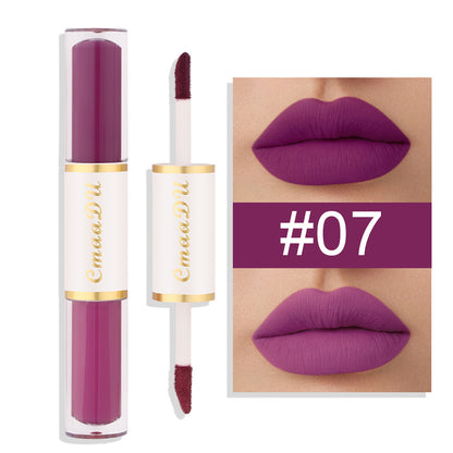 Matte Lip Gloss Double-headed  Waterproof And Durable