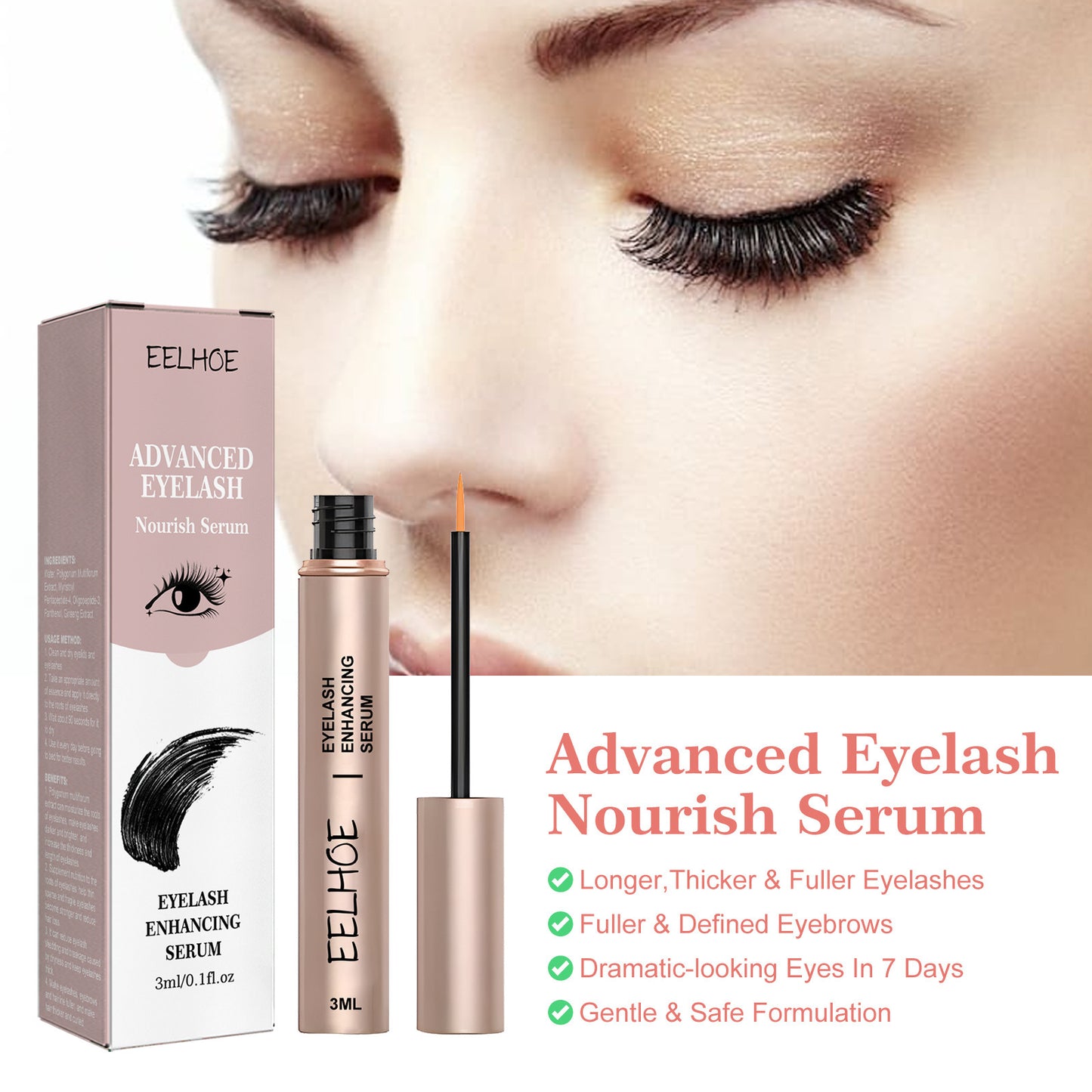 Women's Eyelash Moisturizing Care Solution