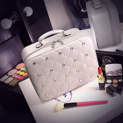 High-end deco Diamond Cosmetic Travel Bag