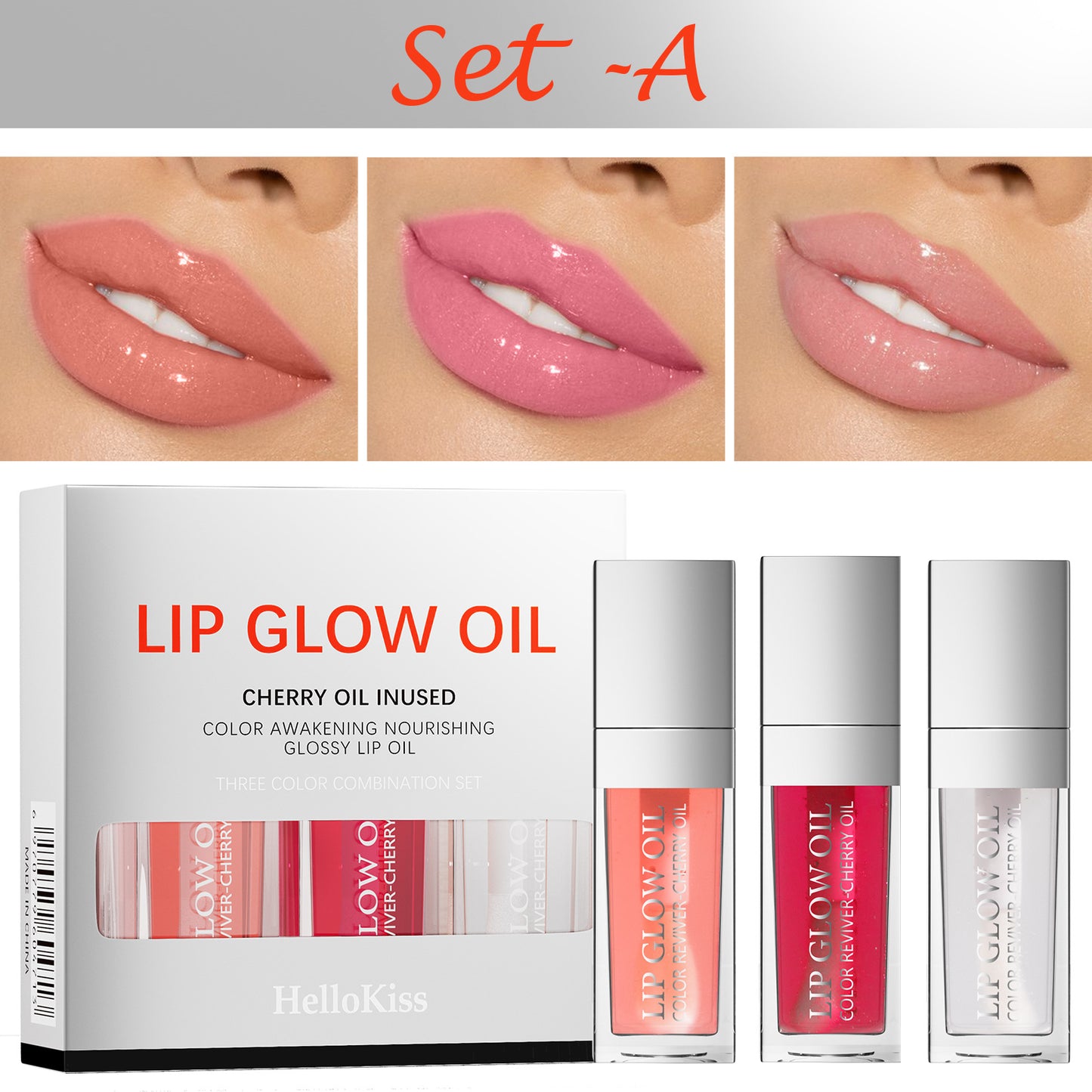 Moisturizing And Nourishing Lip Gloss - Pack of 3