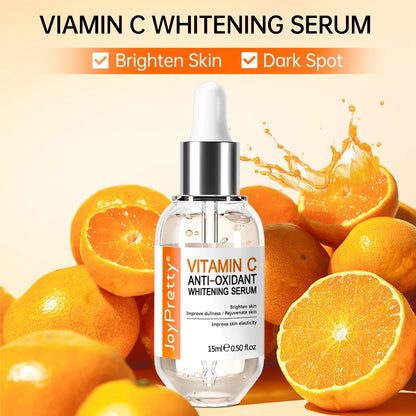 Serum Vitamin C Pemutih Wajah Penghilang Noda Hitam Kosmetik Korea Asam Hyaluronic