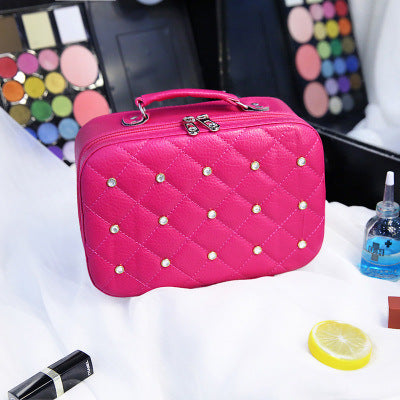 High-end deco Diamond Cosmetic Travel Bag