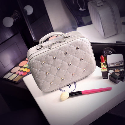 High-end deco Diamond Cosmetic Travel Bag